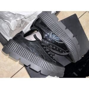 Puma Rihanna Fenty black pointy creeper patent leather women’s 8